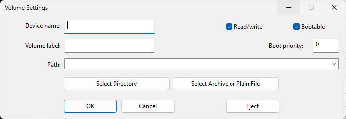 WinUAE - Add Directory or Archive